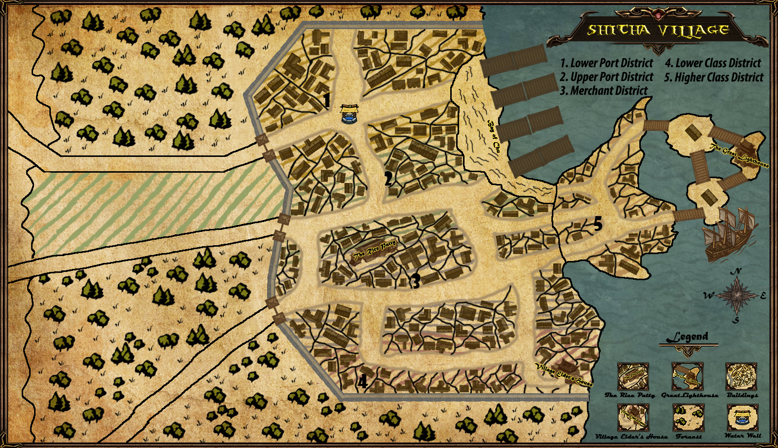 D D Shi Cha Village Map Steemit